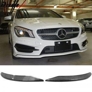 Накладки на передние воздухозаборники в бампере AMG Packet Carbon для Mercedes-Benz CLA W117 2013-2016